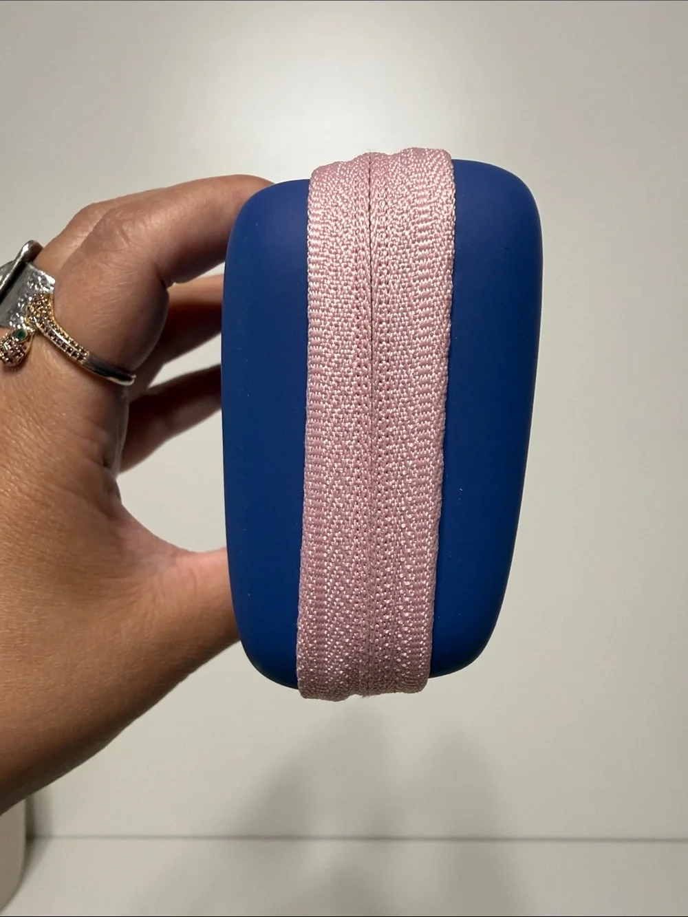 Missoni Blue Eyewear EMPTY Case with Teal Logo and Pink Trim